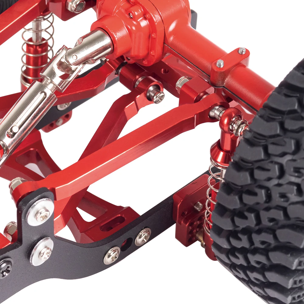 カー用メタルフレーム,wpl 1/16 c14 c24 rc - AliExpress RCショックアブソーバーセット For MN D90 D91 D96 For MN98 99S For WPL C14 C24 B1