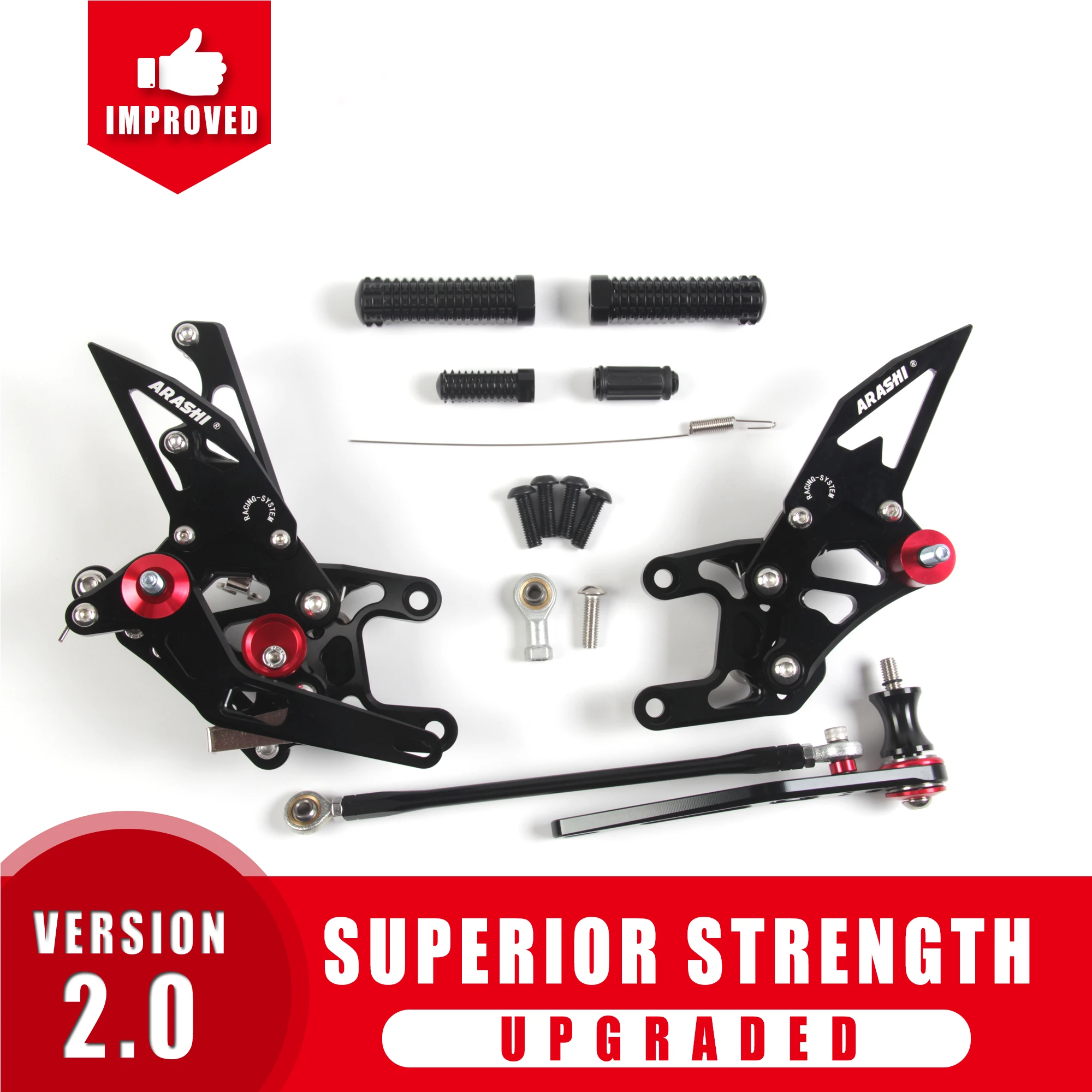 Араши CBR 1000 RR CNC Регулируемая подставка для ног Rearsets HONDA CBR1000RR 2008 2011 2009 2010 1000RR