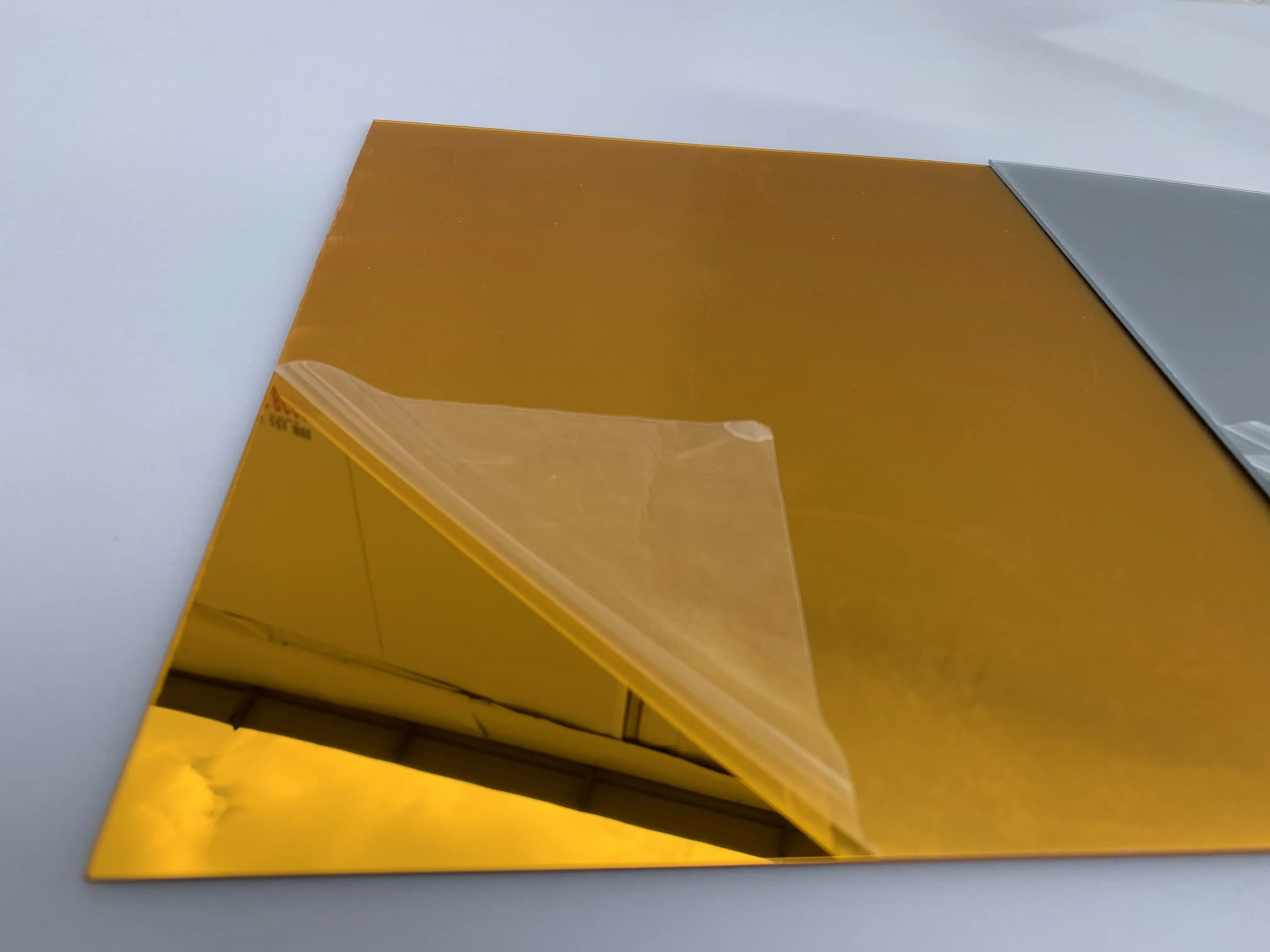 Electroplating Acrylic Mirror  100pcs Square Acrylic Mirror