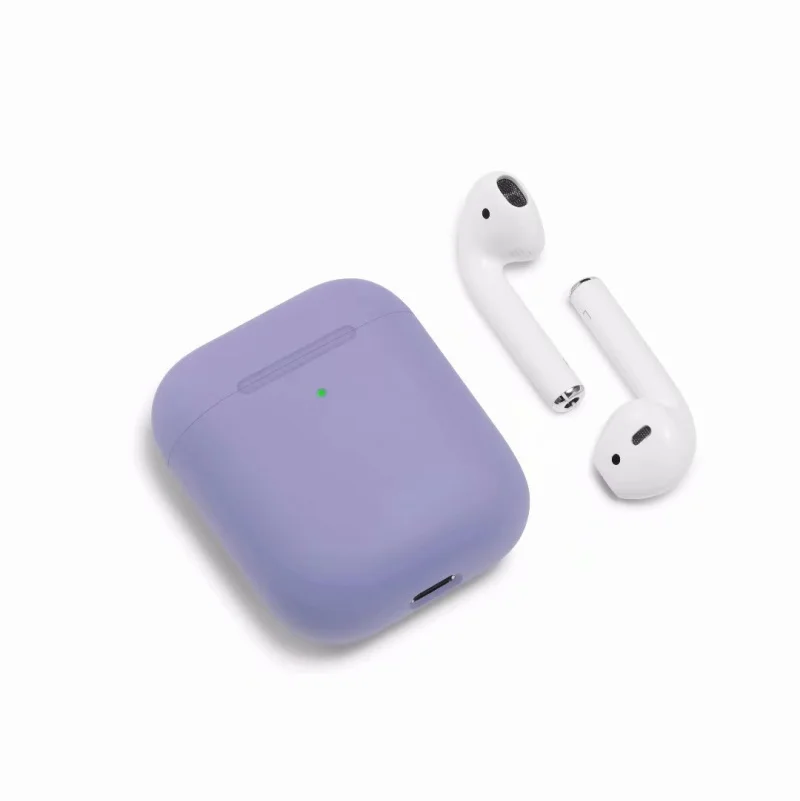 Тонкий силиконовый наушник чехол для Apple Airpods 2 чехол для AirPods Беспроводная зарядная коробка ультра тонкий для AirPods 2 защитный чехол