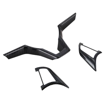 

Carbon Fiber ABS Car Steering Wheel Covers Trim Sticker Trim Frame Panel Hood for 2017-2020 Nissan X-Trail T32 Qashqai