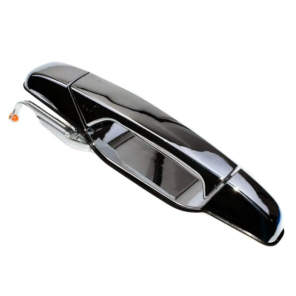 Наружная хромированная дверная ручка задняя левая для 07-13 Chevy Silverado GM1520130 15915657 15868466 15915659 22738725 25960521