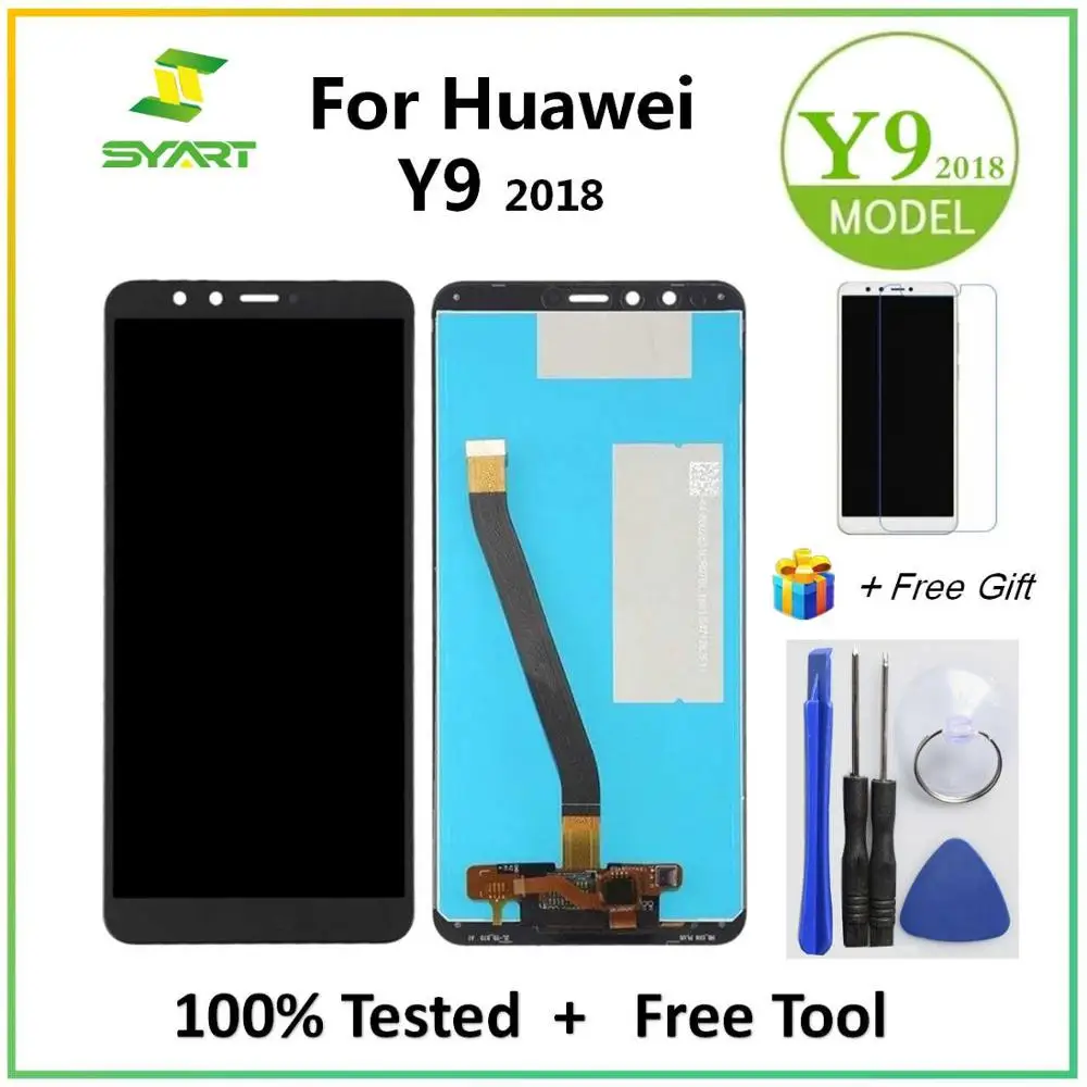ЖК дисплей с дигитайзером сенсорного экрана в сборе для Huawei Y9 2018 Enjoy 8 Plus 1 2 5