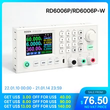 RD Riden RD6006P RD6006PW 5 digit USB WiFi DC DC Voltage current Step down bench Power Supply multimeter  buck converter 60V 6A