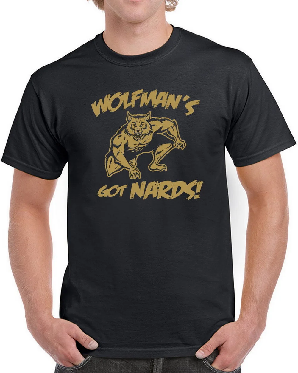 586 Wolfman's Got Nards Mens Tops Tee T Shirt Funny Monster 80s Movie ...