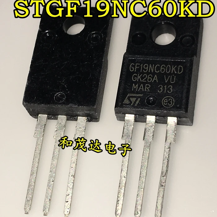 5 шт./GF19NC60KD STGF19NC60KD TO-220F TO220F