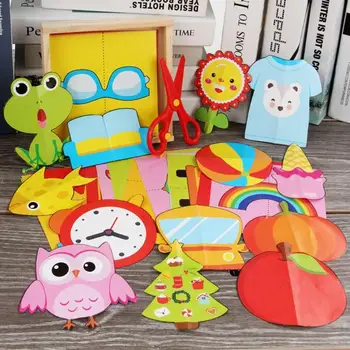 

Child Delicate Design Paper Cutting Game Personality Especially Creative Kindergarten DIY Material Baby Educational Toy