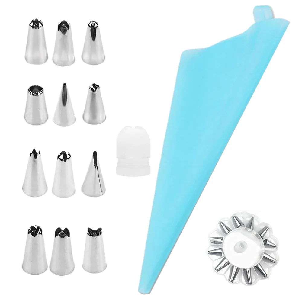 14 шт./компл. декорирующие десерты из нержавеющей стали Обледенение труб насадка