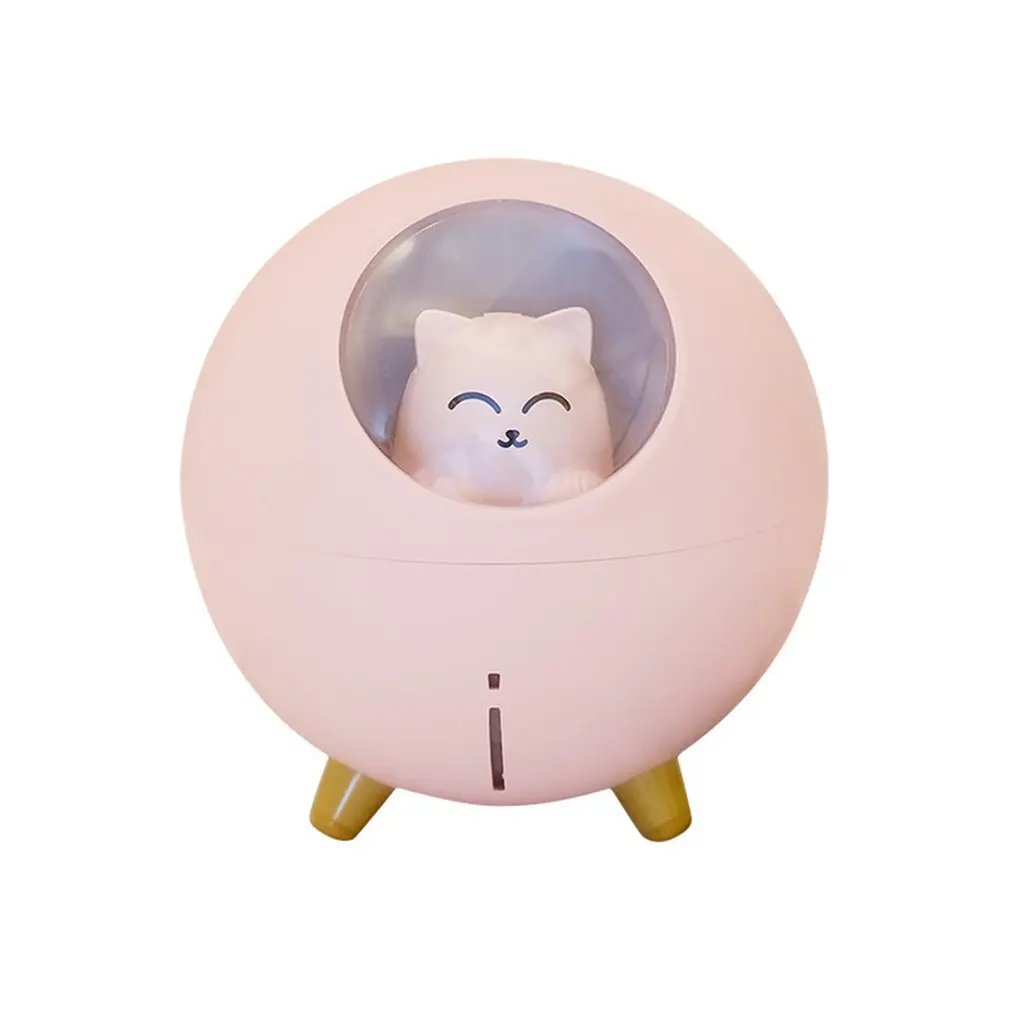 

Starry Cat Humidifier Household Mini Pet Night Light Silent 220Ml Water Bottle Capacity Ultrasound Mechanical