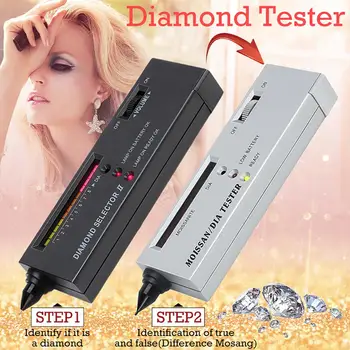 

Diamond Tester Moissanite Gemstone Jewelry Test Tool with LCD LED Indicator