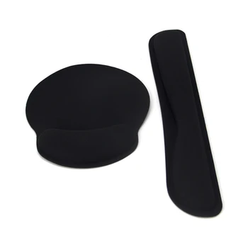 

Game Mouse Pat Natural Rubber Mouse Mat with Wrist Rest Support Mat Keyboard Raised Platform Hands Pad for Gaming PC Laptop