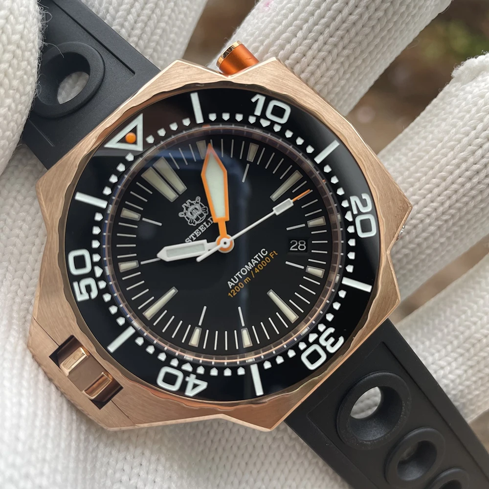 2021 New Arrival Factory Price Steeldive SD1969S 1200M Water Resistant NH35 Automatic Bi-Direction Bezel Dive Watch