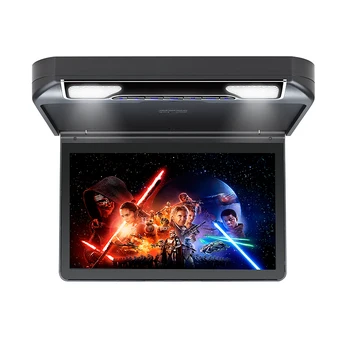 

13.3" Car Flip Down Roof Mount Monitor TFT LCD 1920*1080 DVD Car Player Touch Button Built-in Speaker FM HDMI SD IR Video Games