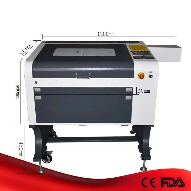 4060 Cheap Machine Engraving Laser Price 60w CO2 Lazer Cutting DIY Customized Nonmetal For Business | Инструменты