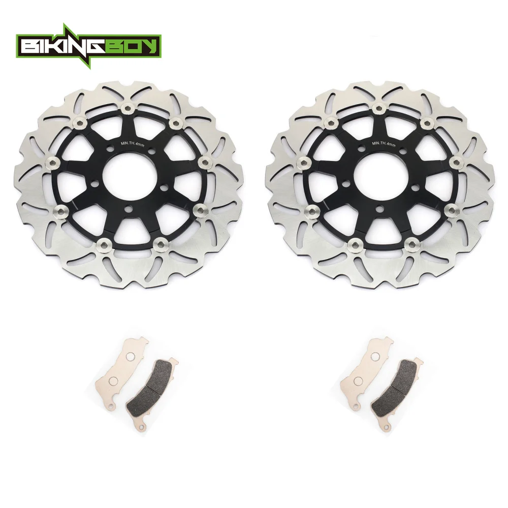 BIKINGBOY передние тормозные диски роторы диски колодки VLR 1800 T Boulevard Touring 08 09 10 VLR1800 K VLR 1800 R 2008-2013 RT Intruder