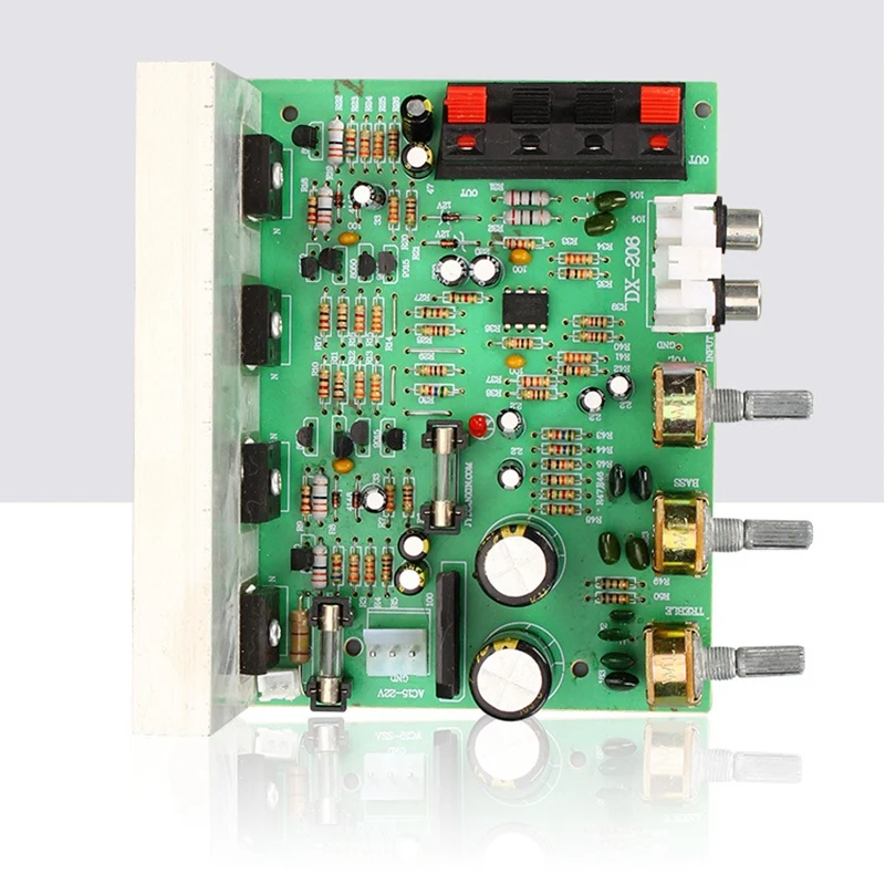 FULL-DX-206 2,0 стерео аудио усилитель мощности доска RCA тон доска 80 Вт+ 80 Вт Высокая мощность DIY динамик усилитель доска