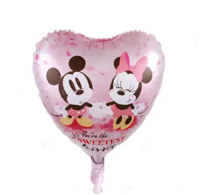 Balloon 1pcs 20 шт., бумажные салфетки для девочек с Минни Маус, детские салфетки с Минни Маус, товары для дня рождения, свадебные декоративные салфетки - Цвет: Balloon 1pcs