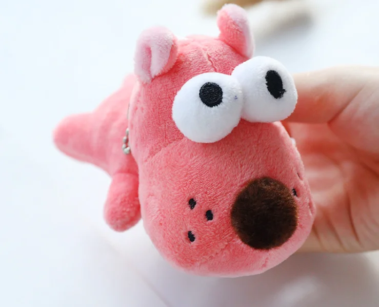 7-10 см. Cutel Husky Dog плюшевые мягкие игрушки, детский подарок собака плюшевая игрушка брелок для ключей кукла - Цвет: color