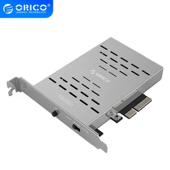 

ORICO Desktop Disk Array Card PCI-E M.2 SSD Stainless Steel High-speed Raid Hard Drive Expansion Card Raid Controller