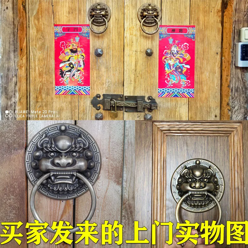 Деревянное кольцо в китайском стиле с имитацией головы животного|Молотки| |