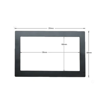 

1 Set Car Frames 2DIN Auto Radio Player Decorative Panel Accessory Decal