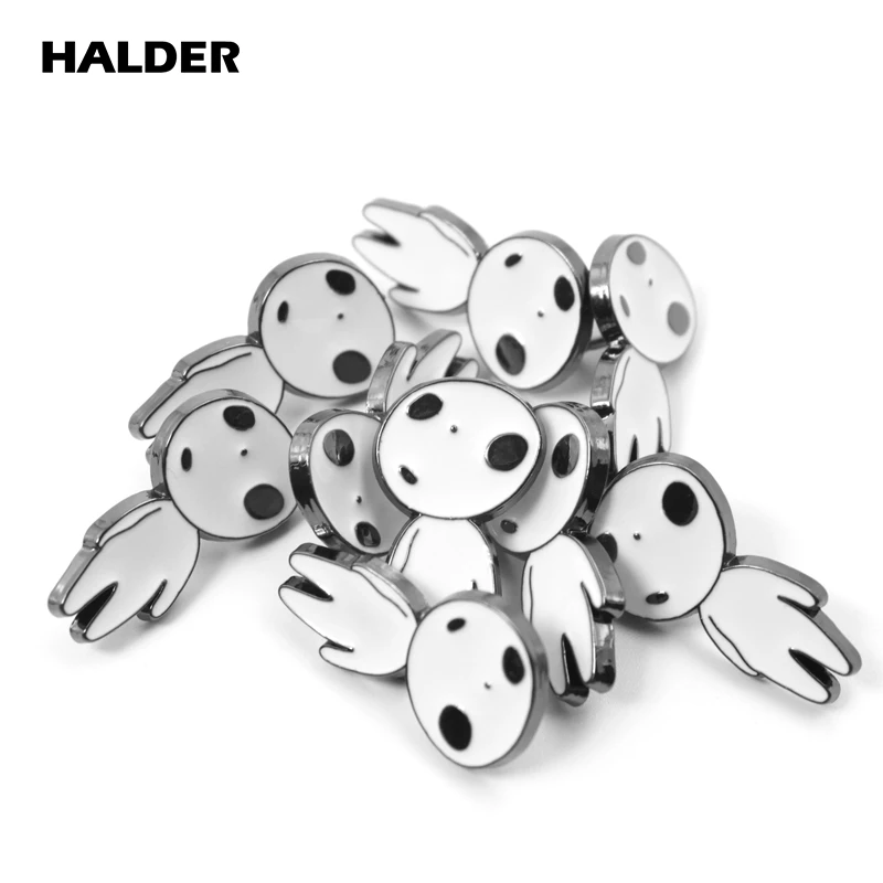 BR0078 HALDER Принцесса Мононоке Феи дух Броши мультфильм модные ювелирные изделия на булавке значок аксессуар подарок на вечеринку в честь Хэллоуина