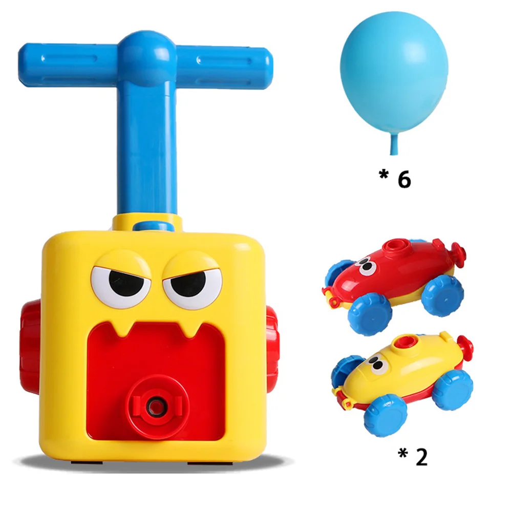 Aufblasbar Inertial Power Ballon Auto Set Experiment Fahrzeug Spielzeug