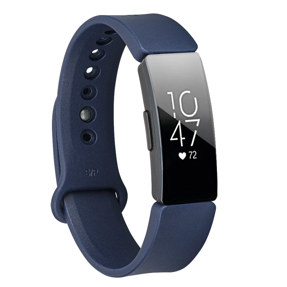 deep blue Baaletc сменный ремешок для Fitbit Inspire hr Smartwatch сменный ремешок для Fitbit Inspire браслет Одноцветный - Цвет: deep blue
