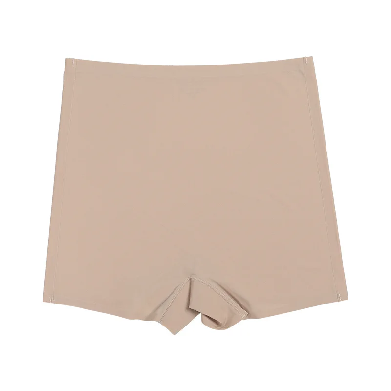 Flarixa Women's High Waist Ice Silk Seamless Safety Shorts