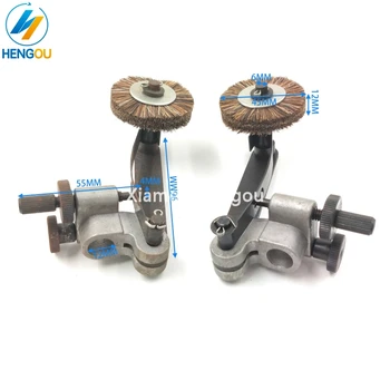 

1 Pair Komori feeder wheel komori paper pressure wheel assembly brush wheel Shaft hole 12mm Komori printing machine parts