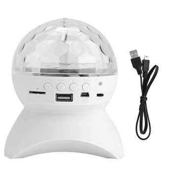 

Bluetooth Durable Party Bar Smart Light Speaker Multifunctional Practical Atmosphere Stage Effect Music Ball Shape Led