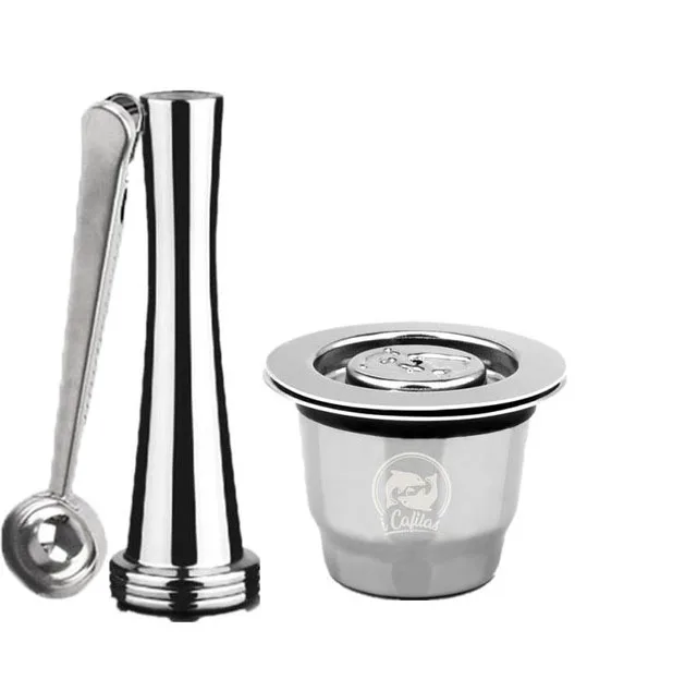 Многоразового использования Nespresso кофе капсулы Эспрессо и Crema версии фильтр для эссенца мини машина - Цвет: Светло-желтый