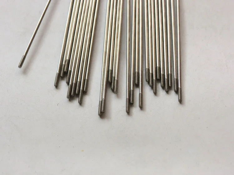 Bicycle Stainless Steel Spokes 36pcs 14G J Bend Nipples Many Length