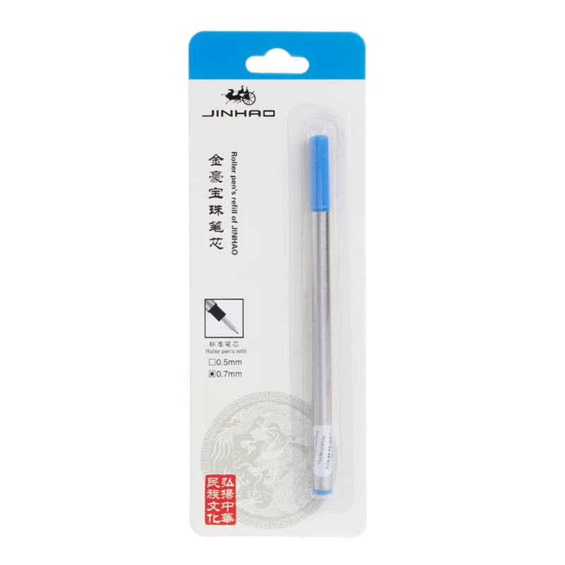 

Jinhao Roller Ball Rollerball Pen Refill Cartridge Black Blue Ink 0.5mm 0.7mm LX9A