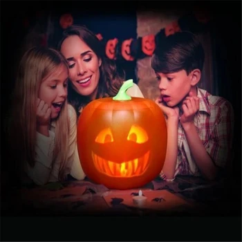 

2020 New Halloween Flash Talking Animated LED Pumpkin Toy Projection Lamp For Home Party Lantern Decor Props Dropshipping