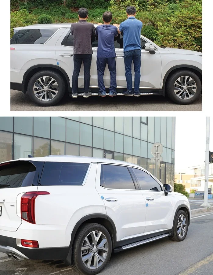Ben-Z стиль алюминий Fit hyundai Palisade Беговая доска боковой шаг nerf бар высокого качества