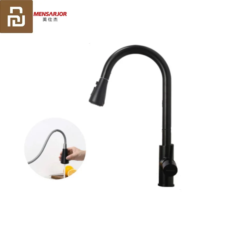 

Mensarjor Kitchen Faucet Basin Sink Faucet Rinser Sprayer Gargle Brushing Cold & Hot Bathtub Faucet 2 Mode & 3 Mode Mixer Tap