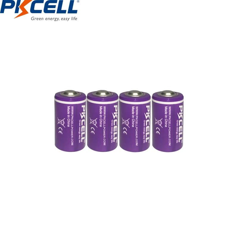16 шт./лот PKCELL 1/2 AA батарея 3 6 V ER14250 14250 1200mAh LiSOCl2 литиевая батареи для GPS|batterie pda|battery