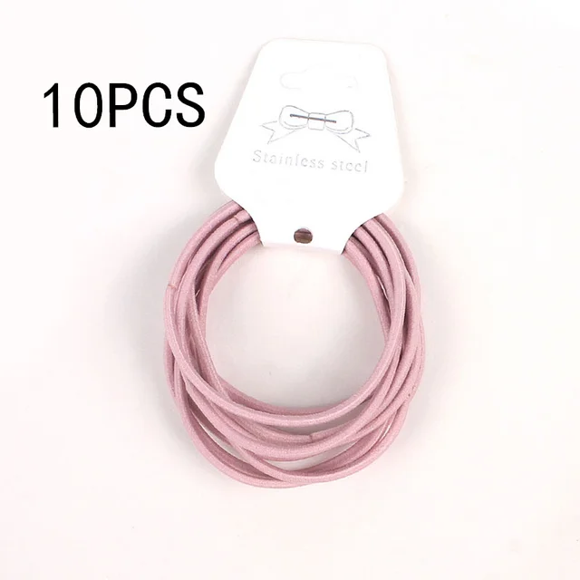 30PCS Women Girls 4CM Colorful Polyester Elastic Hair Bands Ponytail Holder Rubber Bands Scrunchie Headband Hair Accessories a7