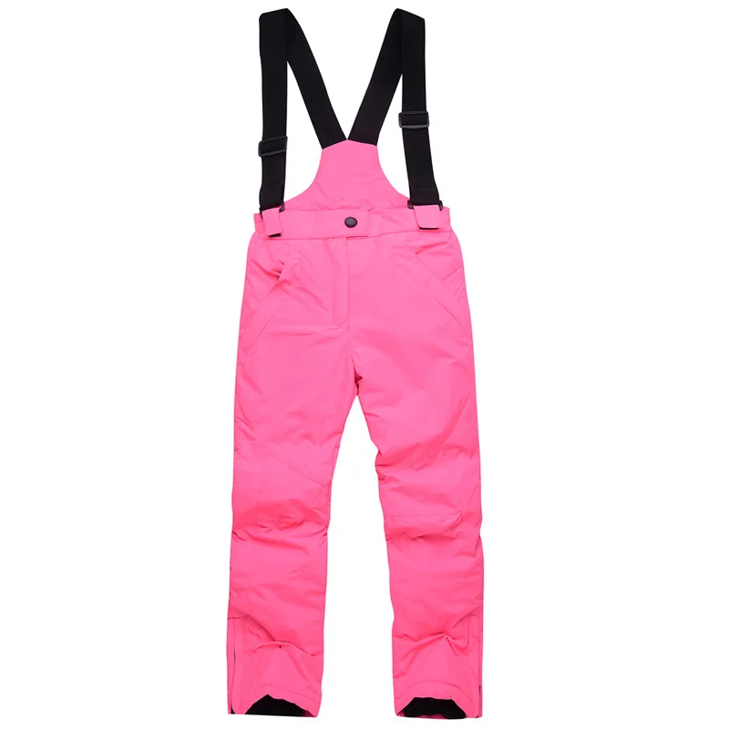 Winter Ski Pants for Children Thick Warm Sports Boys Snow Overalls Outdoor Snowboard Girl Jumpsuits Waterproof Kids Clothes