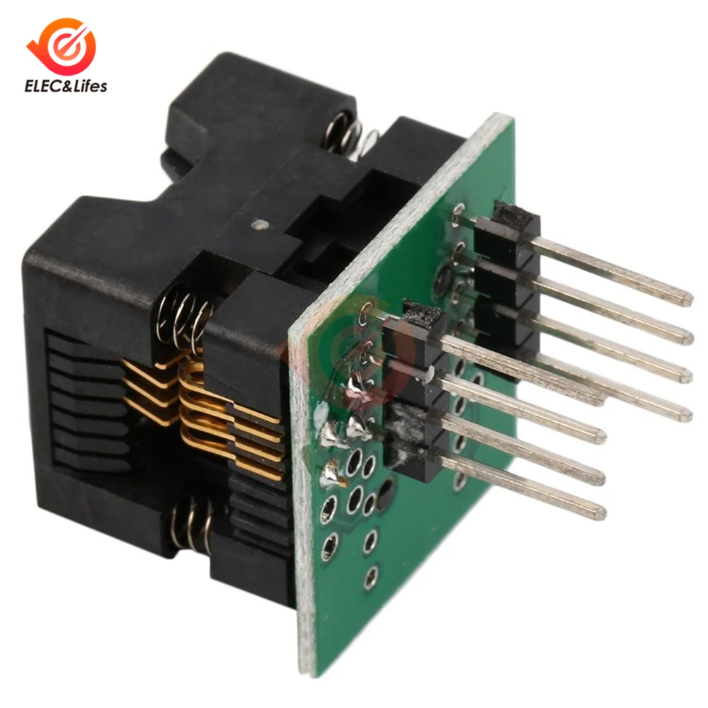 SOIC8 SOP8 К DIP8 Dip-8 широкое тело узкое сиденье широкий 150 мил 200 мил программист адаптер гнездо зеленый и синий