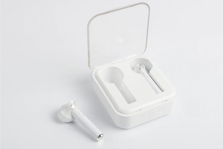 ANRY TWS Bluetooth наушники беспроводные Bluetooth 5,0 наушники Hd стерео в ухо для Android IOS спортивные гарнитуры i7s i9s i12 - Цвет: Белый