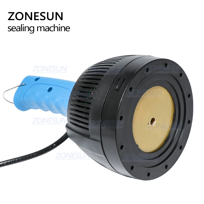 ZONESUN 20-100 мм ручной электромагнитный индукционный герметик мед пластиковая стеклянная бутылка крышка Оловянная машина для запечатывания алюминиевой фольгой
