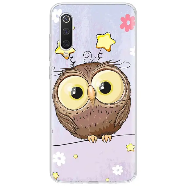 Baby Cute Owl Lover Cartoon Candy Winter Phone Case For Xiaomi Redmi Note 10S 9S 8T 11 10 9 8 Pro 9T 9A 9C 8A 7A 7 6 5 S2 Clear TB341-4