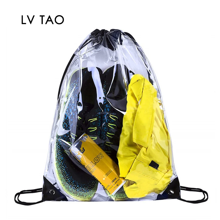 clear drawstring