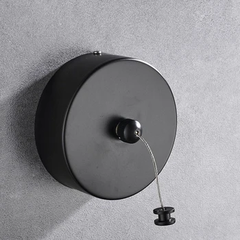 

Invisible Clothesline Indoor Retractable Wall Hanging Cloth Dryer Hanger Stainless Steel String ClothesLine Balcony Drying Rack