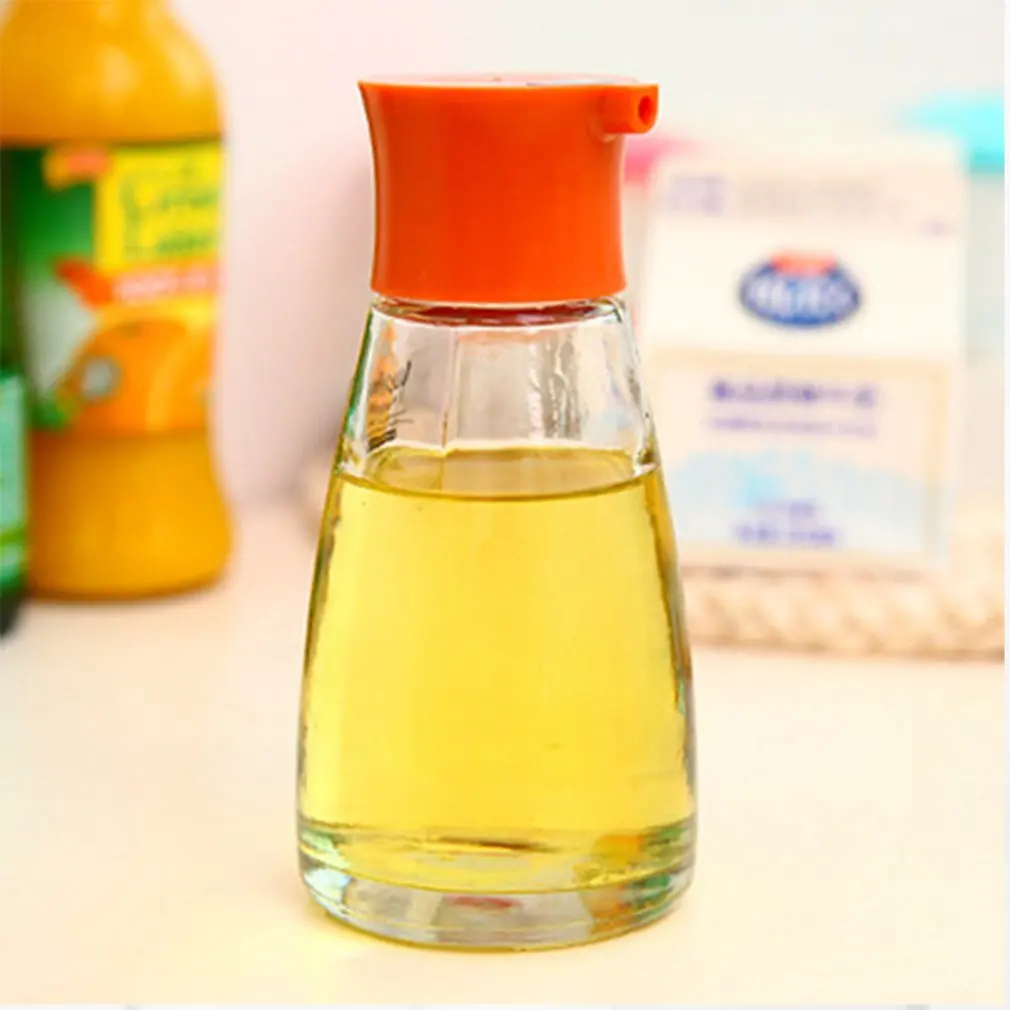 

Glass Kitchen Liquid seasoning bottle Castor 170ML Creative Oil can Vinegar bottle Soy sauce bottle Four-color