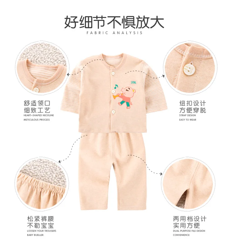Lunar/Новогодняя универсальная Одежда для новорожденных с милым поросенком, первый месяц для малышей 0-6 месяцев, цветной хлопковый комплект, весна-лето, подарок для малышей, упаковка