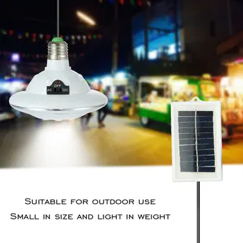 

22LED E27 Outdoor and Indoor Solar LED Lamp Hooking Camping Accessories Garden Night Remote Control Light
