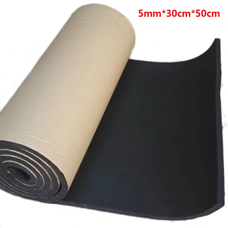 

30 x 50cm auto acoustic foam rubber sound insulation car speakers soundproofing vibration isolation